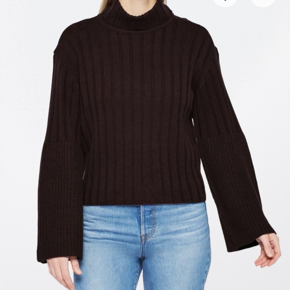 Vero Moda Dark Brown Sweater Size Large